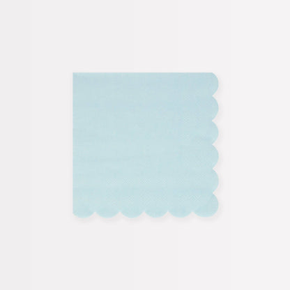 Summer Sky Blue Small Napkins - Bria Blair Creative
