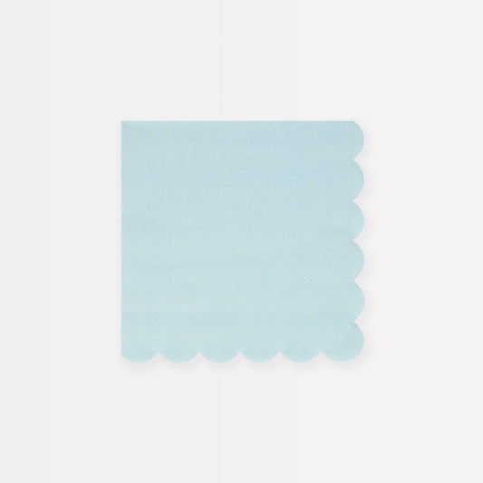 Summer Sky Blue Small Napkins - Bria Blair Creative