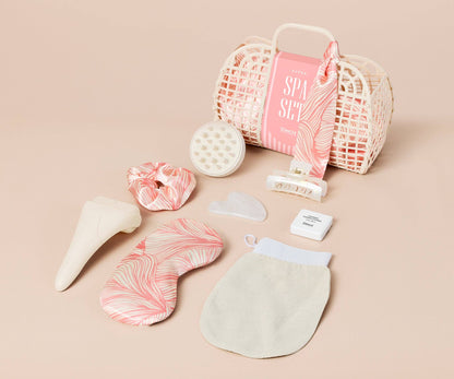 Super Spa Set | Coral, Self - Care, Wellness, Holiday Gifts - Bria Blair Creative