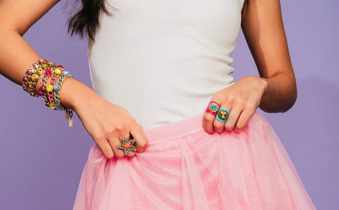 Super Star Ring In Enamel - Bria Blair Creative