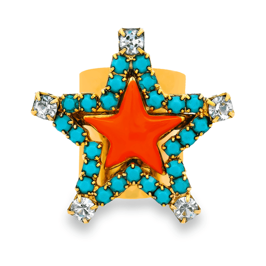 Super Star Ring In Enamel - Bria Blair Creative
