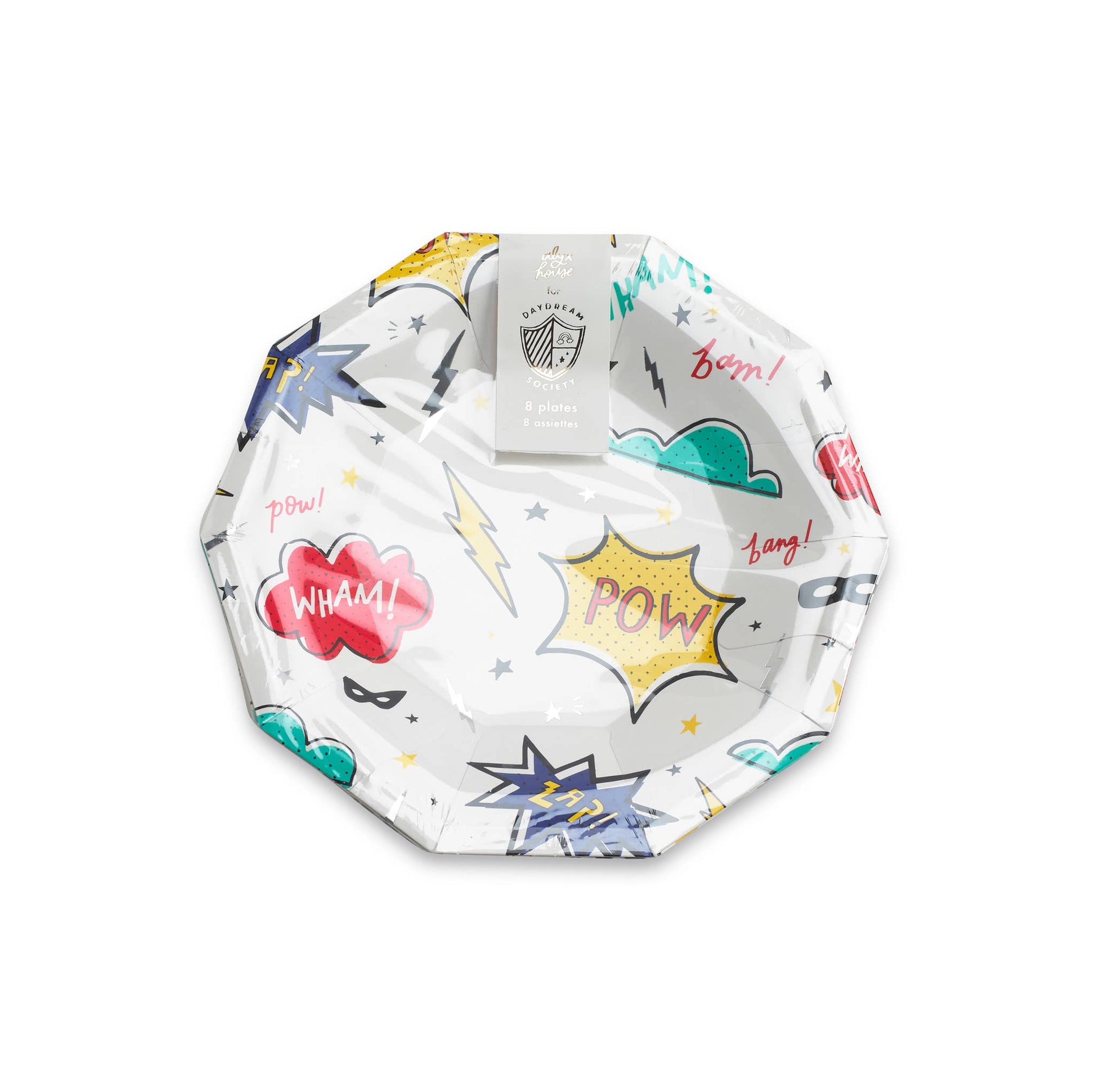 Superhero Small Plates - 8 Pk. - Bria Blair Creative