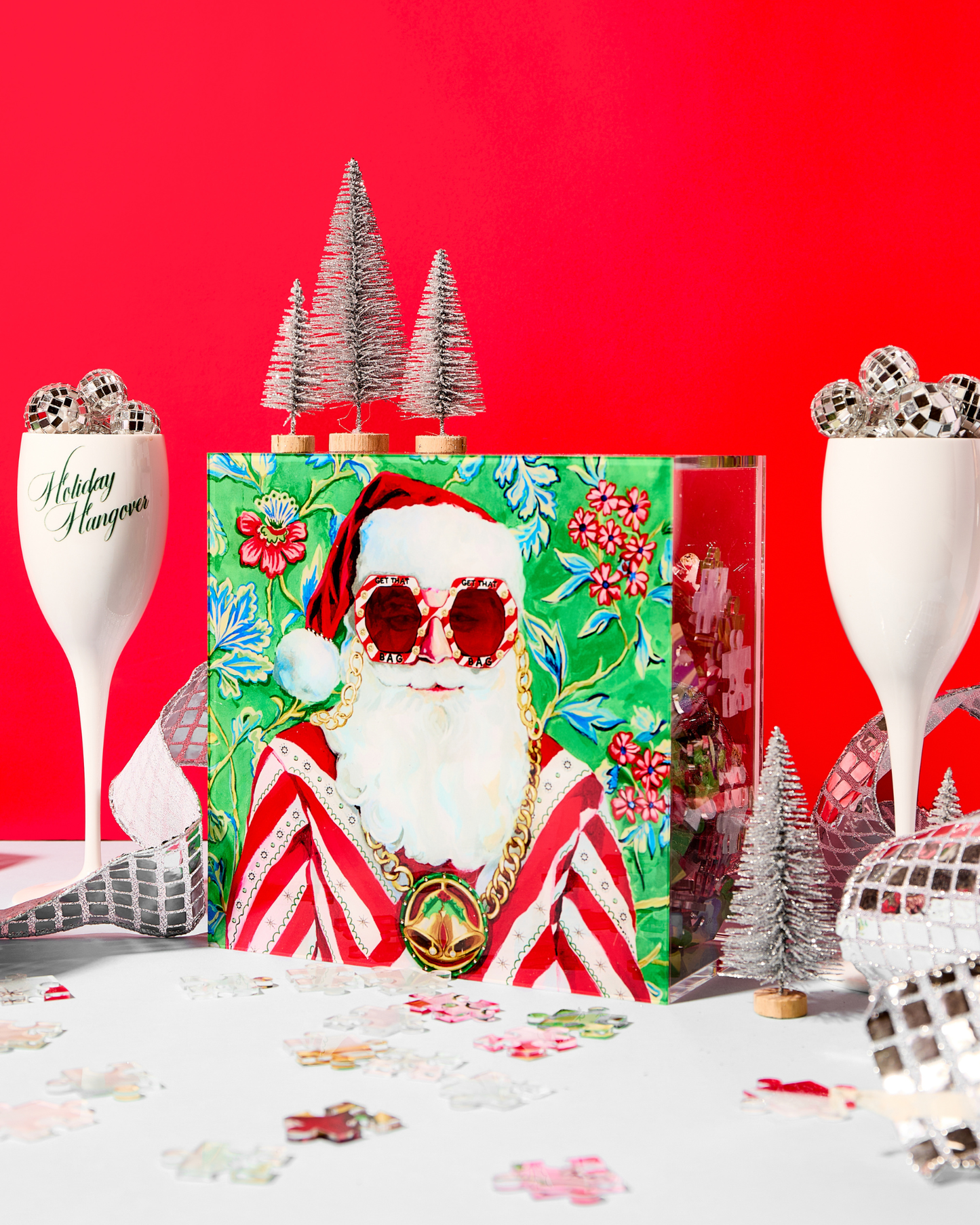 Swanky Santa Acrylic Puzzle - Bria Blair Creative