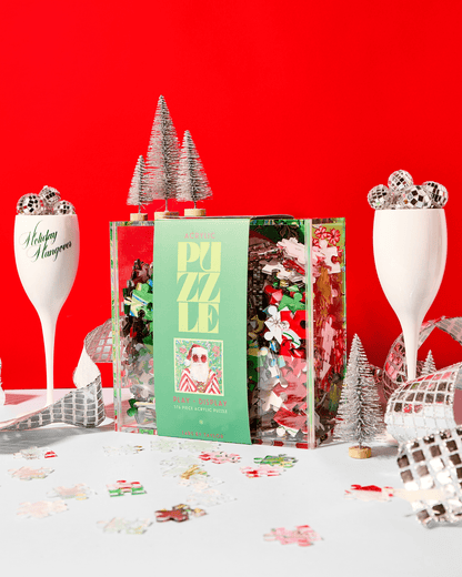 Swanky Santa Acrylic Puzzle - Bria Blair Creative
