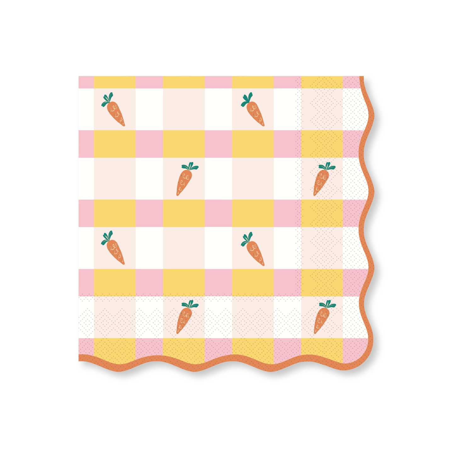 SWEET CARROT EASTER LARGE NAPKINS - Bria Blair Creative