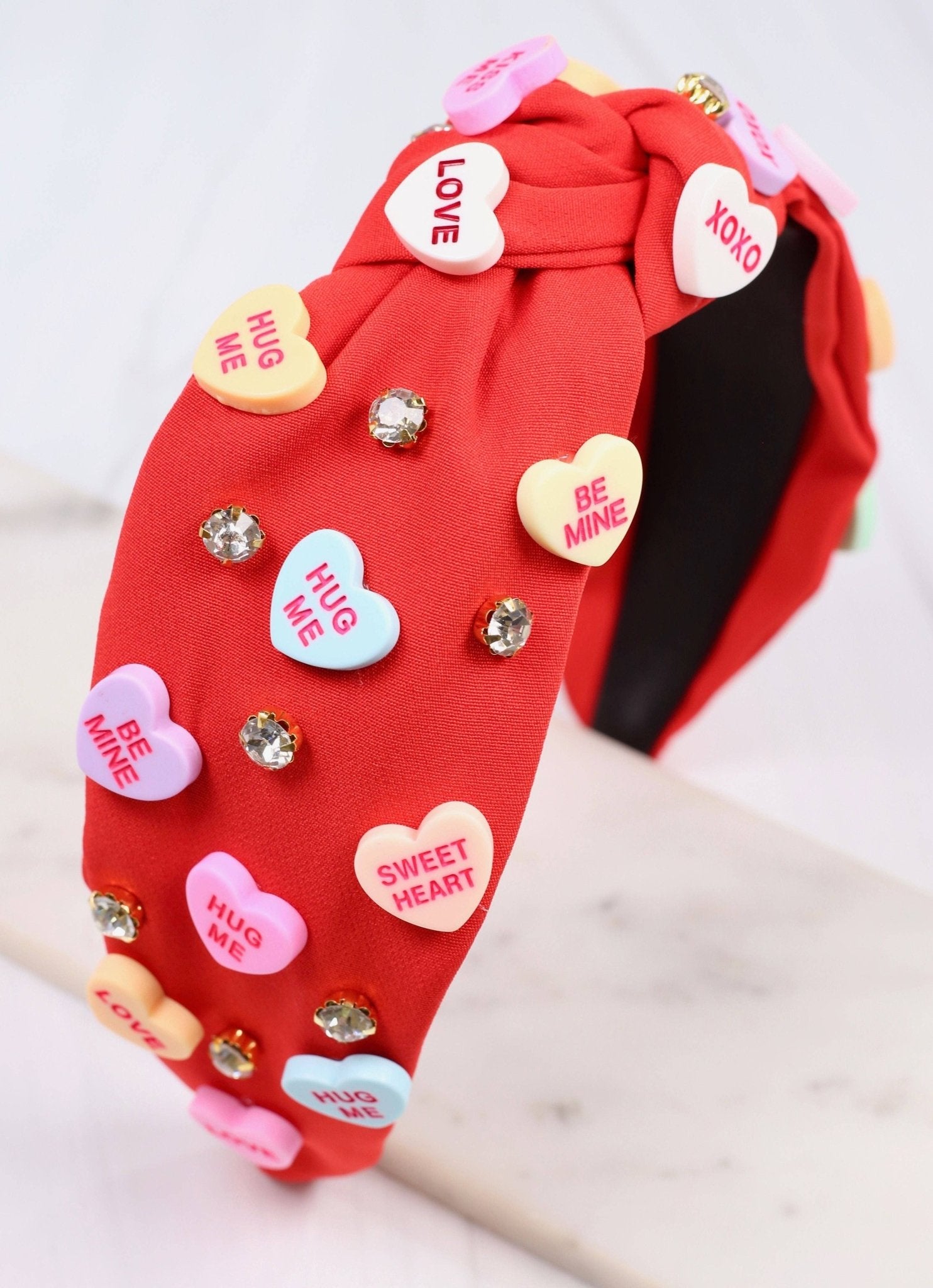 Sweet Nothings Heart Headband RED: Default - Bria Blair Creative