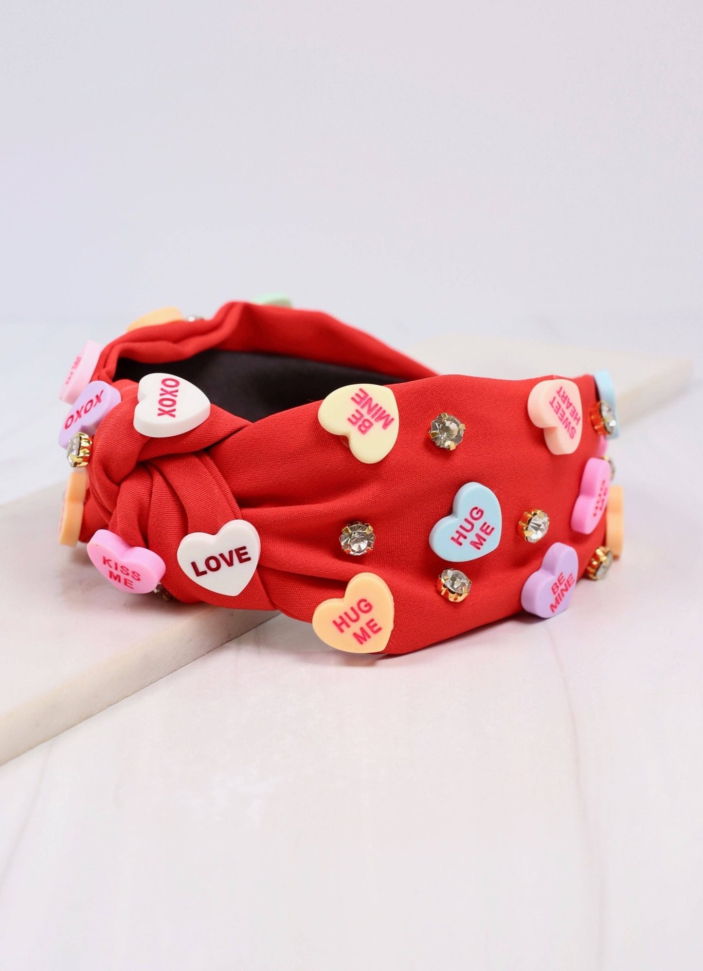 Sweet Nothings Heart Headband RED: Default - Bria Blair Creative