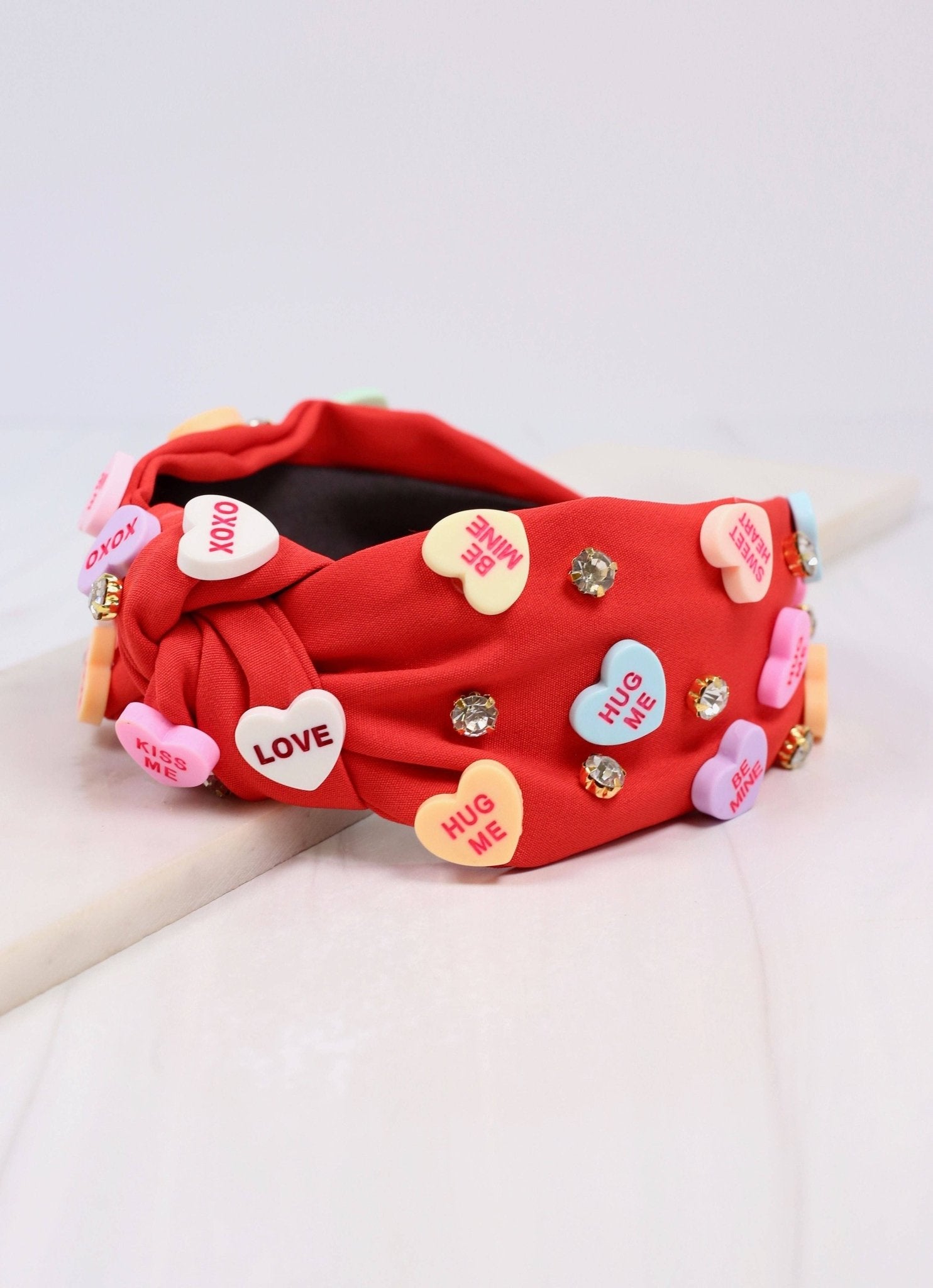 Sweet Nothings Heart Headband RED: Default - Bria Blair Creative