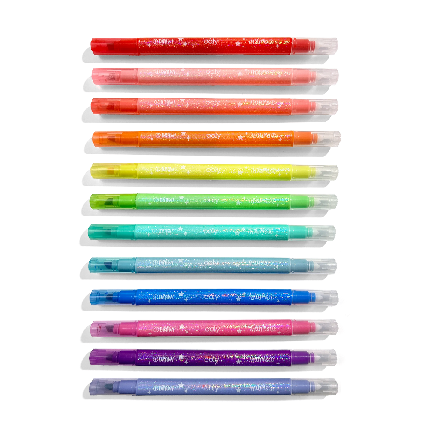 Switch - Eroo Sparkle Glittery Color Changing Markers - 12 pc - Bria Blair Creative