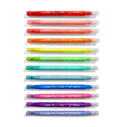 Switch - Eroo Sparkle Glittery Color Changing Markers - 12 pc - Bria Blair Creative