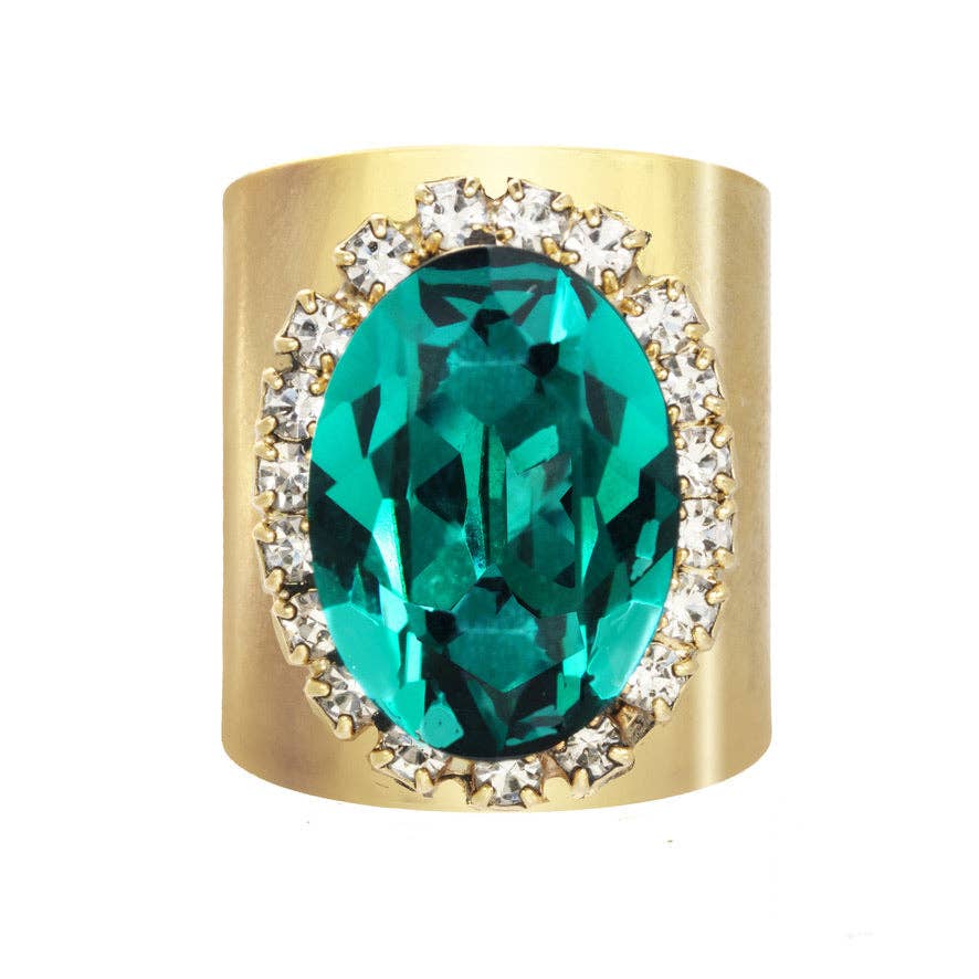Sydney Ring in Emerald - Bria Blair Creative