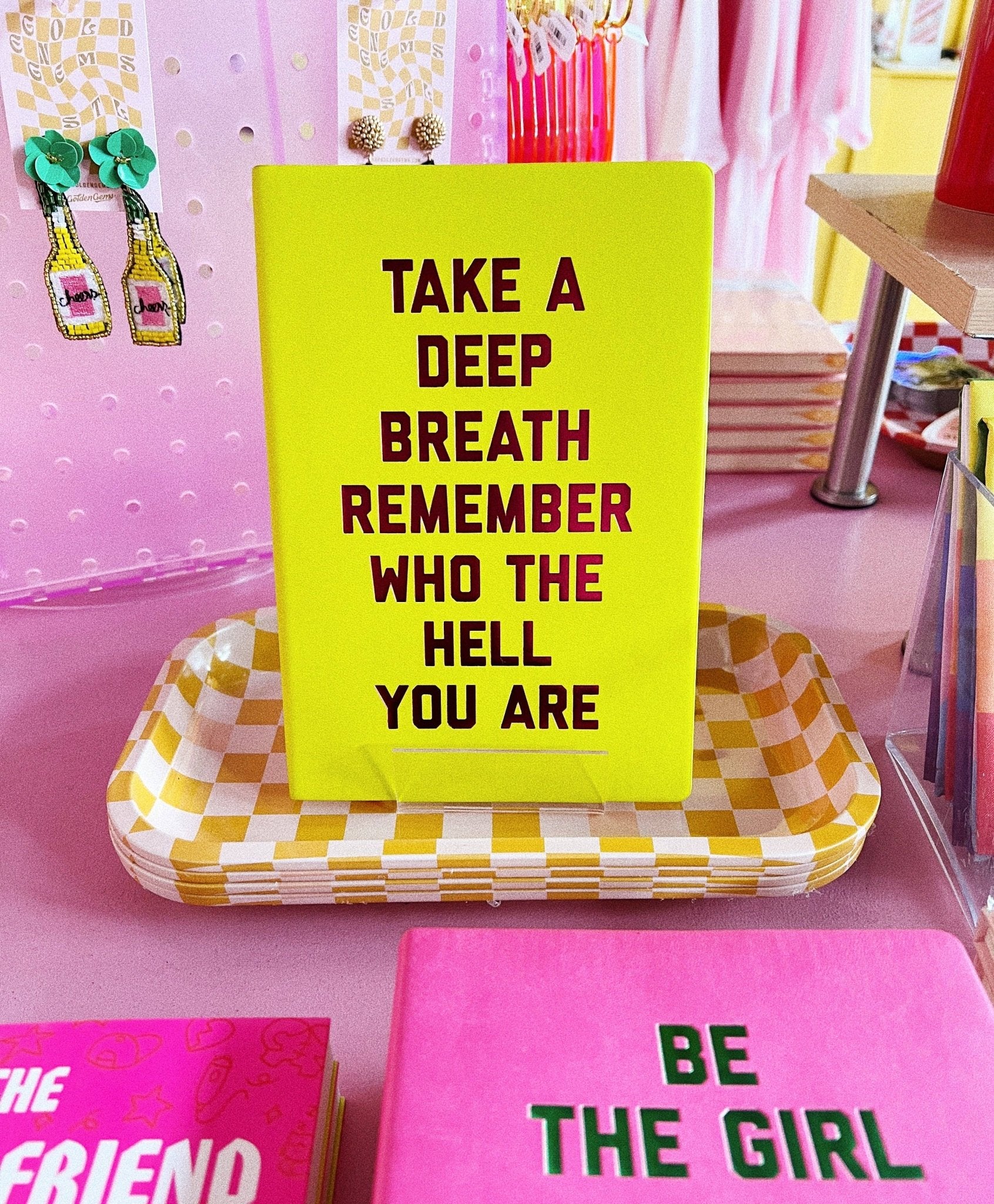 Take a Deep Breath Journal: Acid Lime - Bria Blair Creative