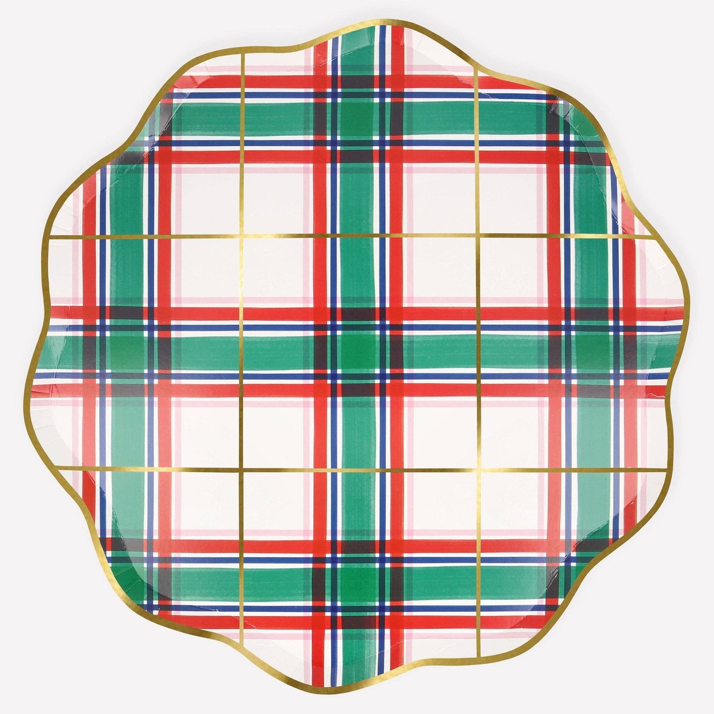 Tartan Dinner Plates - Bria Blair Creative