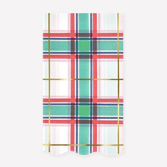 Tartan Guest Towels - Bria Blair Creative