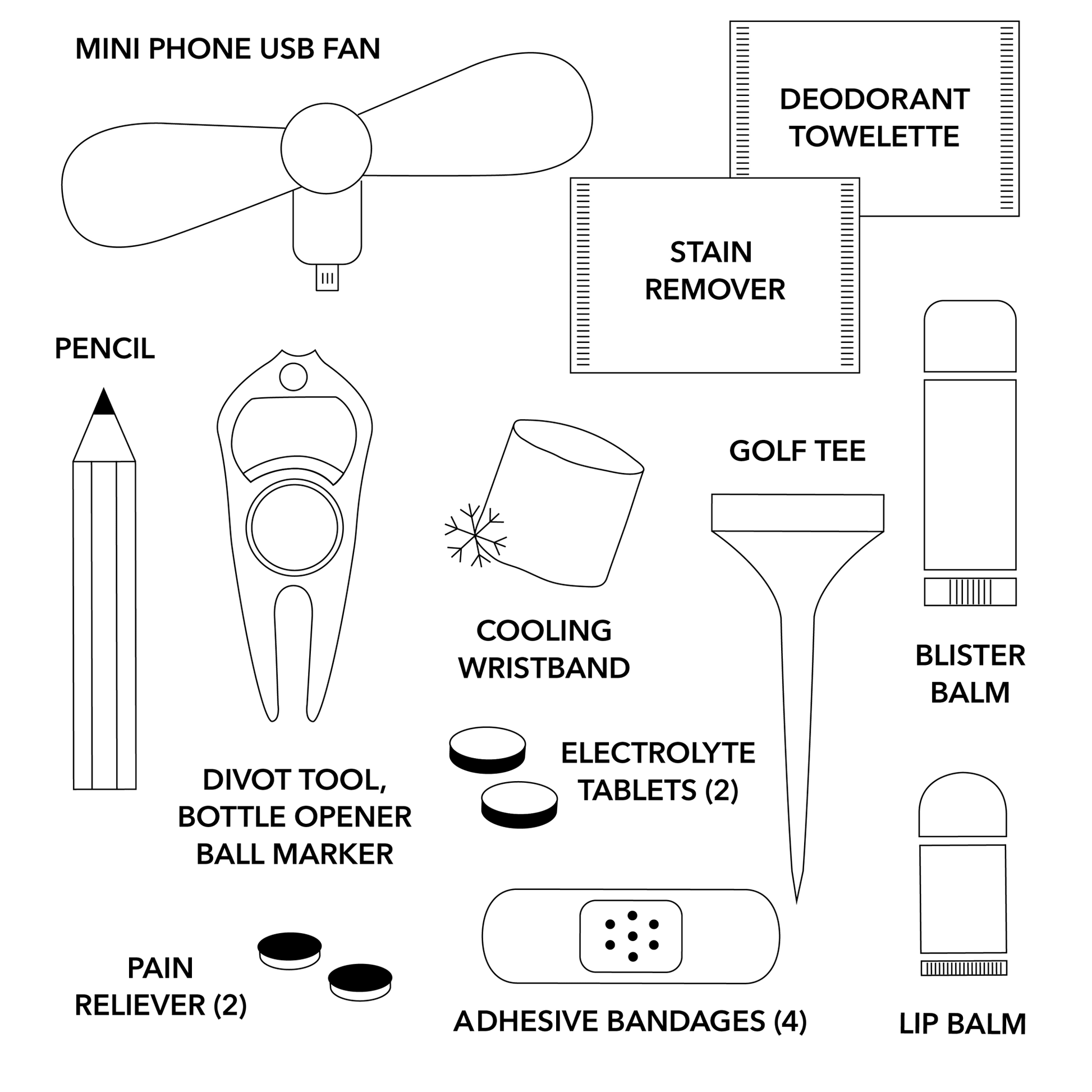 "Tee Time" Golf Kit  | Father's Day Gifts | Mens Gifts |Gift - Bria Blair Creative