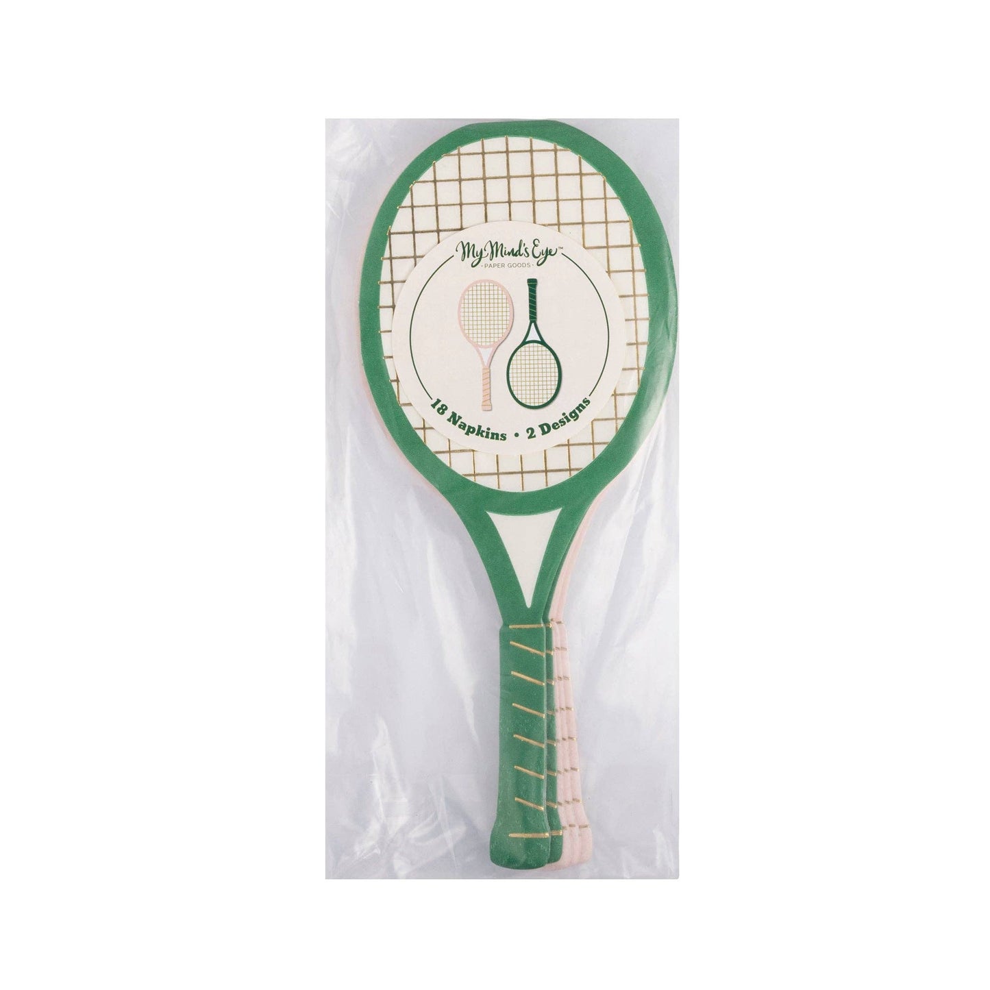 TEN1137 - Tennis Racket Napkin Set - Bria Blair Creative