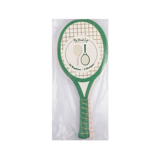 TEN1137 - Tennis Racket Napkin Set - Bria Blair Creative