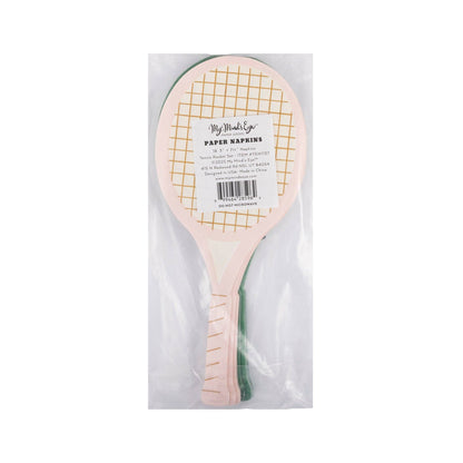 TEN1137 - Tennis Racket Napkin Set - Bria Blair Creative
