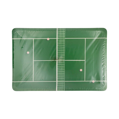 TEN1140 - Tennis Court Paper Plate - Bria Blair Creative