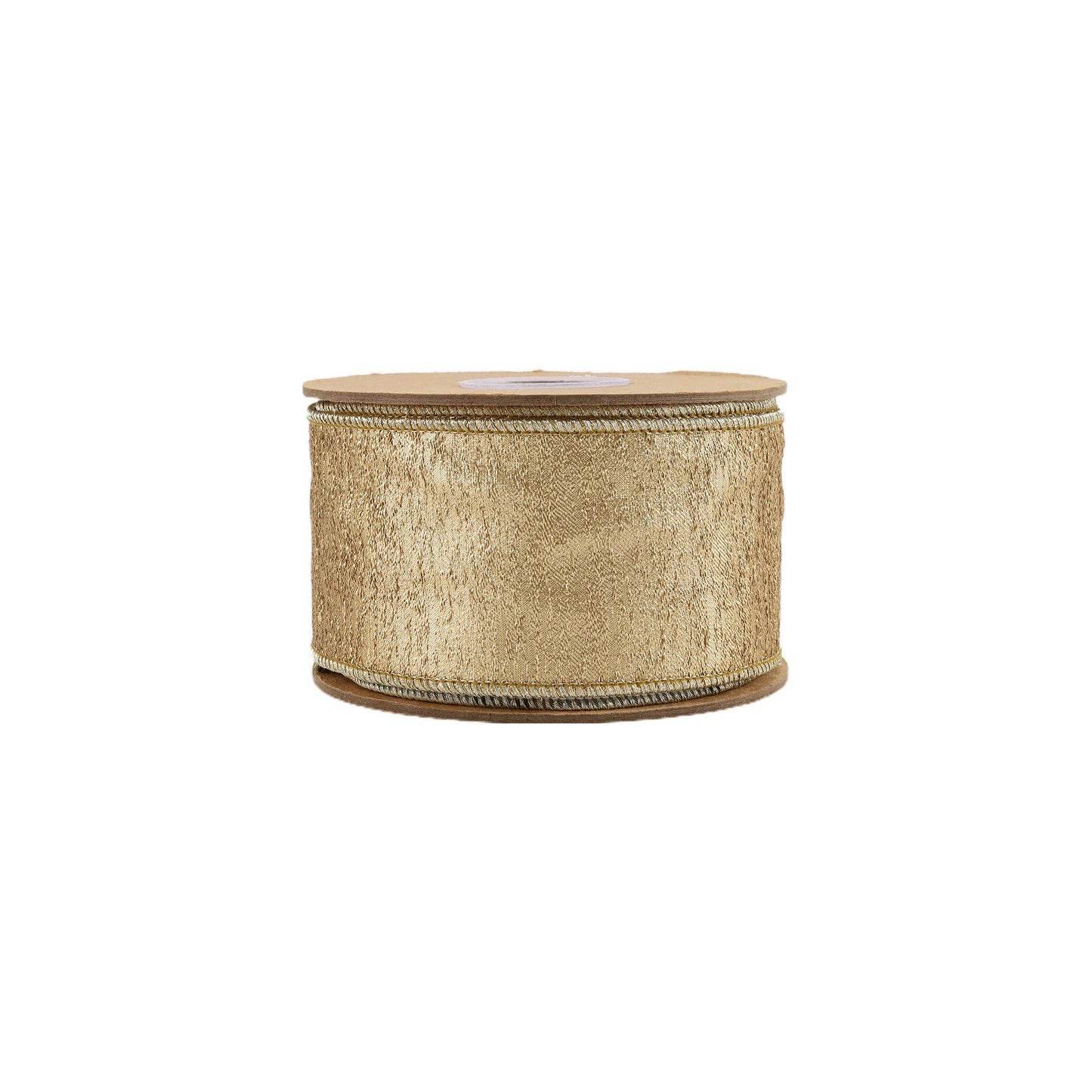 Textured Gold Metallic Wired Ribbon 5 Yard Roll - Bria Blair Creative