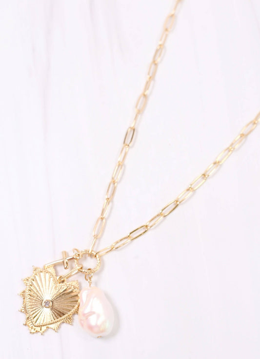 Teyonah Charms Necklace GOLD: Default - Bria Blair Creative