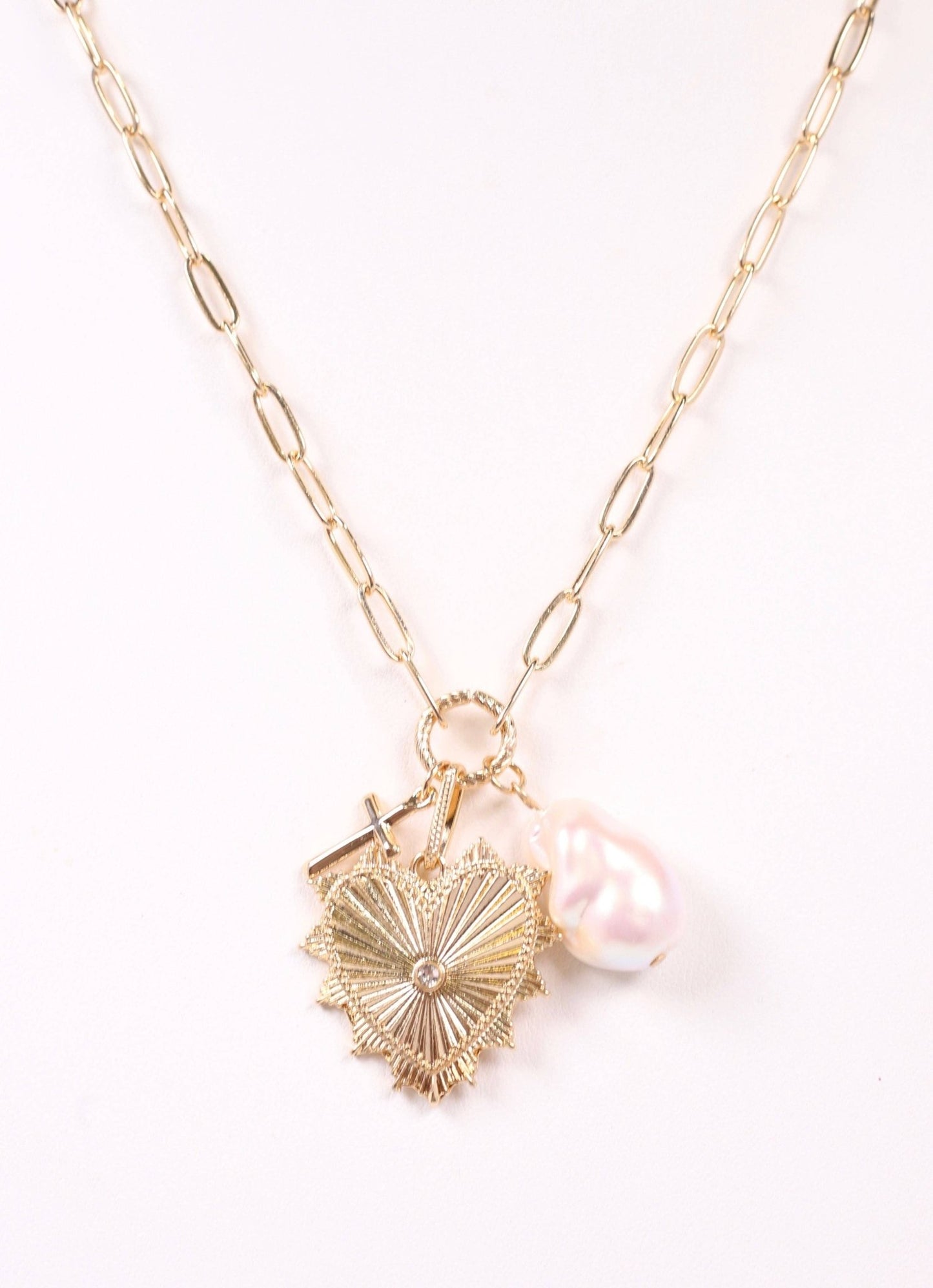 Teyonah Charms Necklace GOLD: Default - Bria Blair Creative