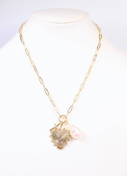Teyonah Charms Necklace GOLD: Default - Bria Blair Creative