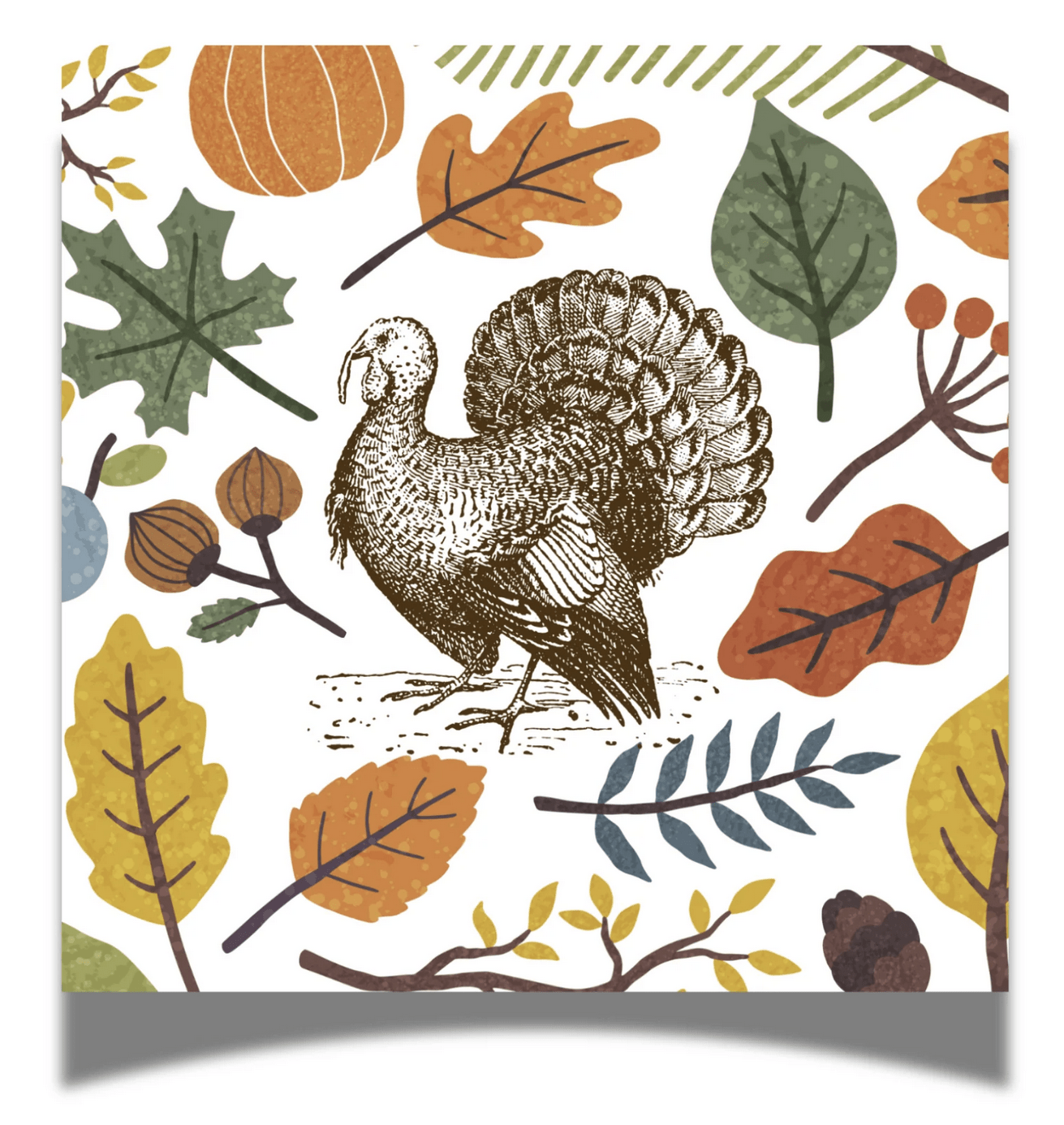 Thanksgiving 24ct Cocktail Napkin Separates (3ply) - Bria Blair Creative