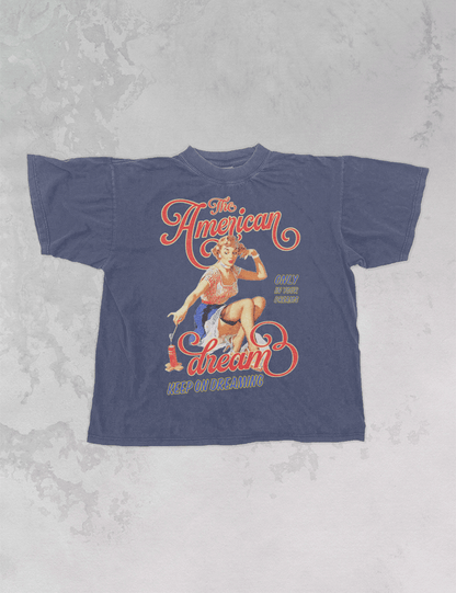 The American Dream, In Your Dreams Oversized T-Shirt: Mustard / L/XL - Bria Blair Creative