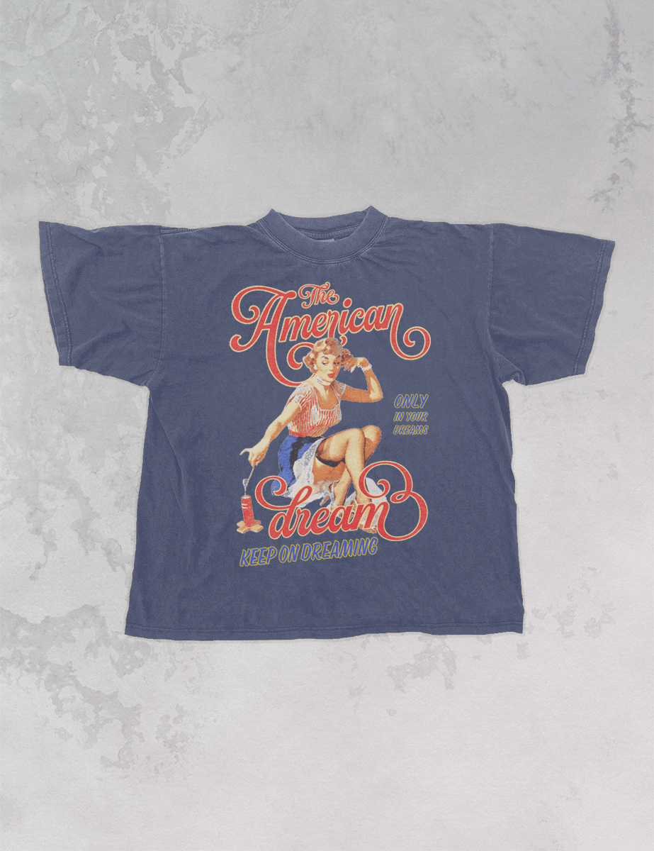 The American Dream, In Your Dreams Oversized T-Shirt: Mustard / XS/S - Bria Blair Creative