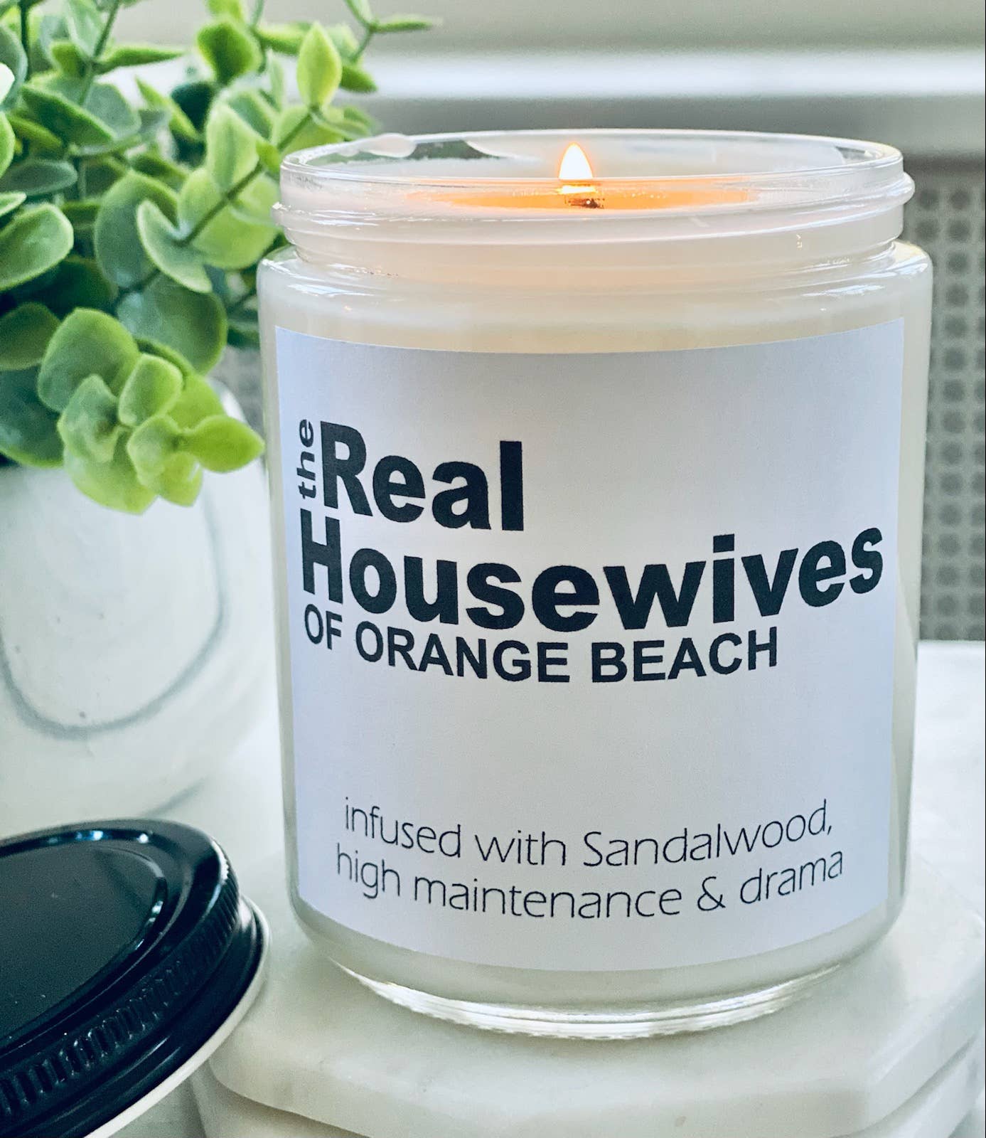The Real Housewives custom candle - Bria Blair Creative