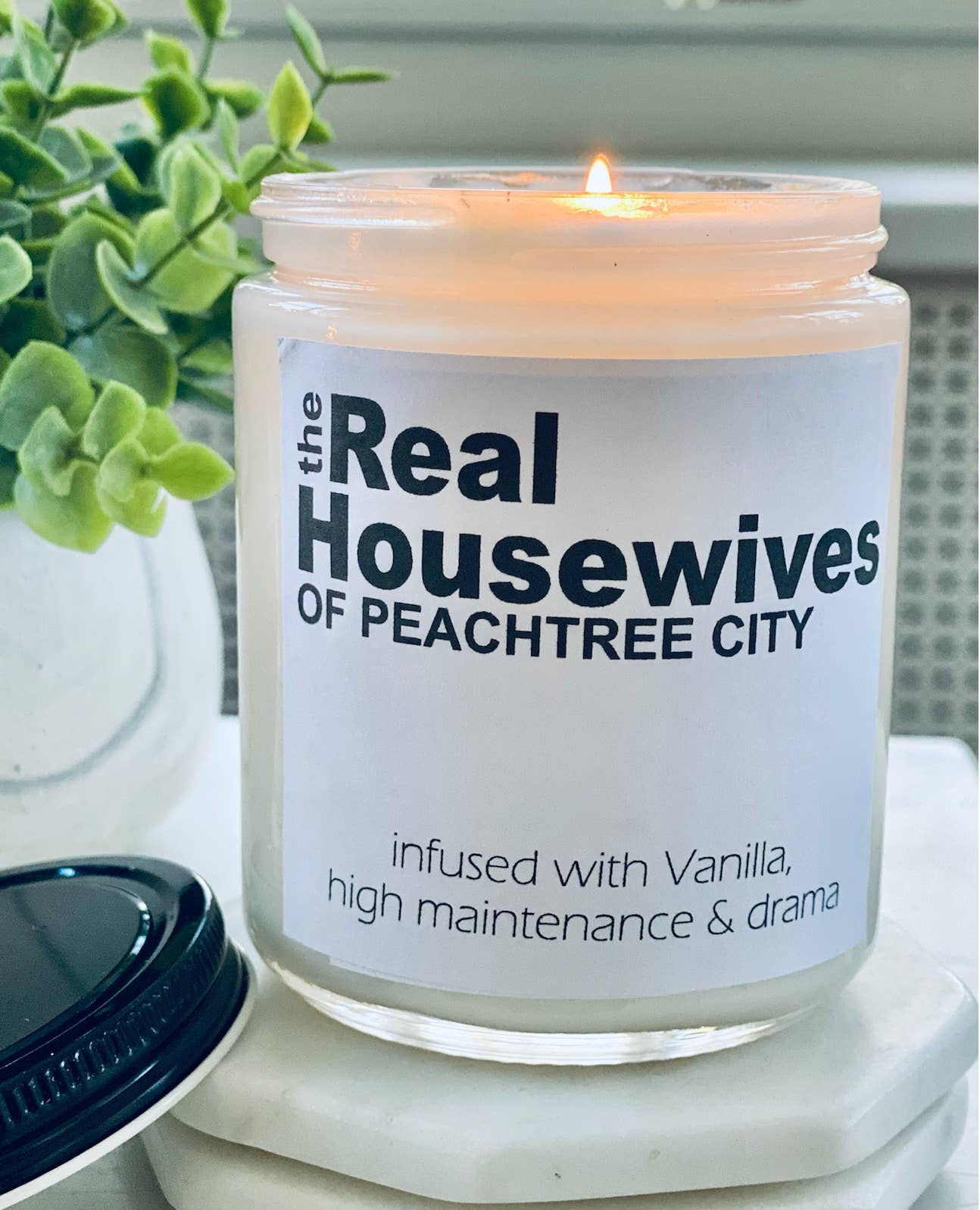 The Real Housewives custom candle - Bria Blair Creative