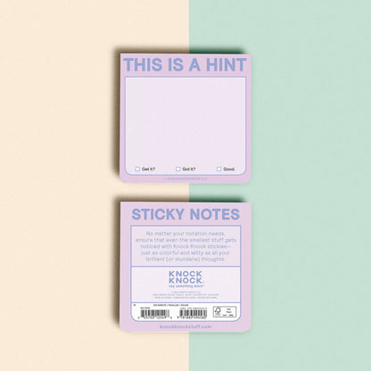 This Is a Hint Sticky Note - Bria Blair Creative