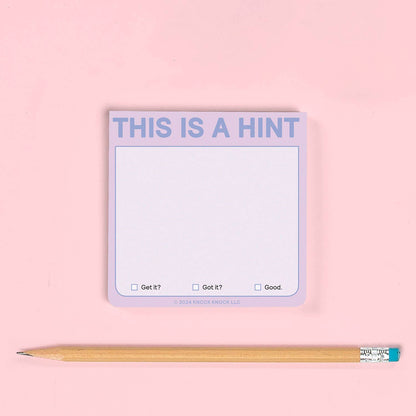 This Is a Hint Sticky Note - Bria Blair Creative