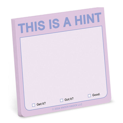 This Is a Hint Sticky Note - Bria Blair Creative