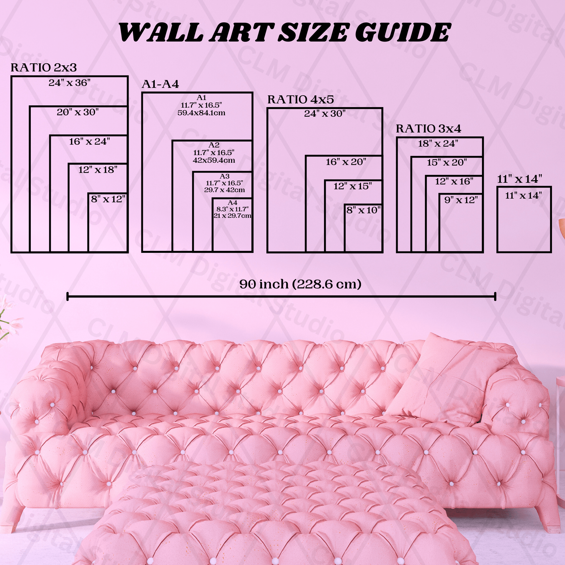 This Must Be The Place Guest Check Wall Art Print: 16"x20" - Bria Blair Creative