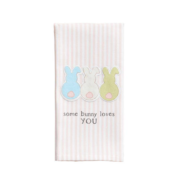 Three Bunnies Patch Towel - Bria Blair Creative