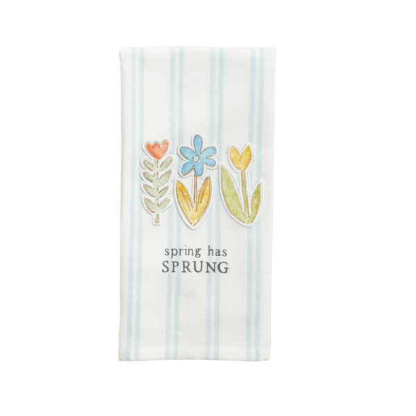 Three Flowers Patch Towel - Bria Blair Creative