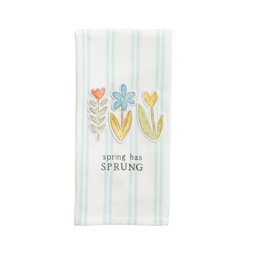 Three Flowers Patch Towel - Bria Blair Creative