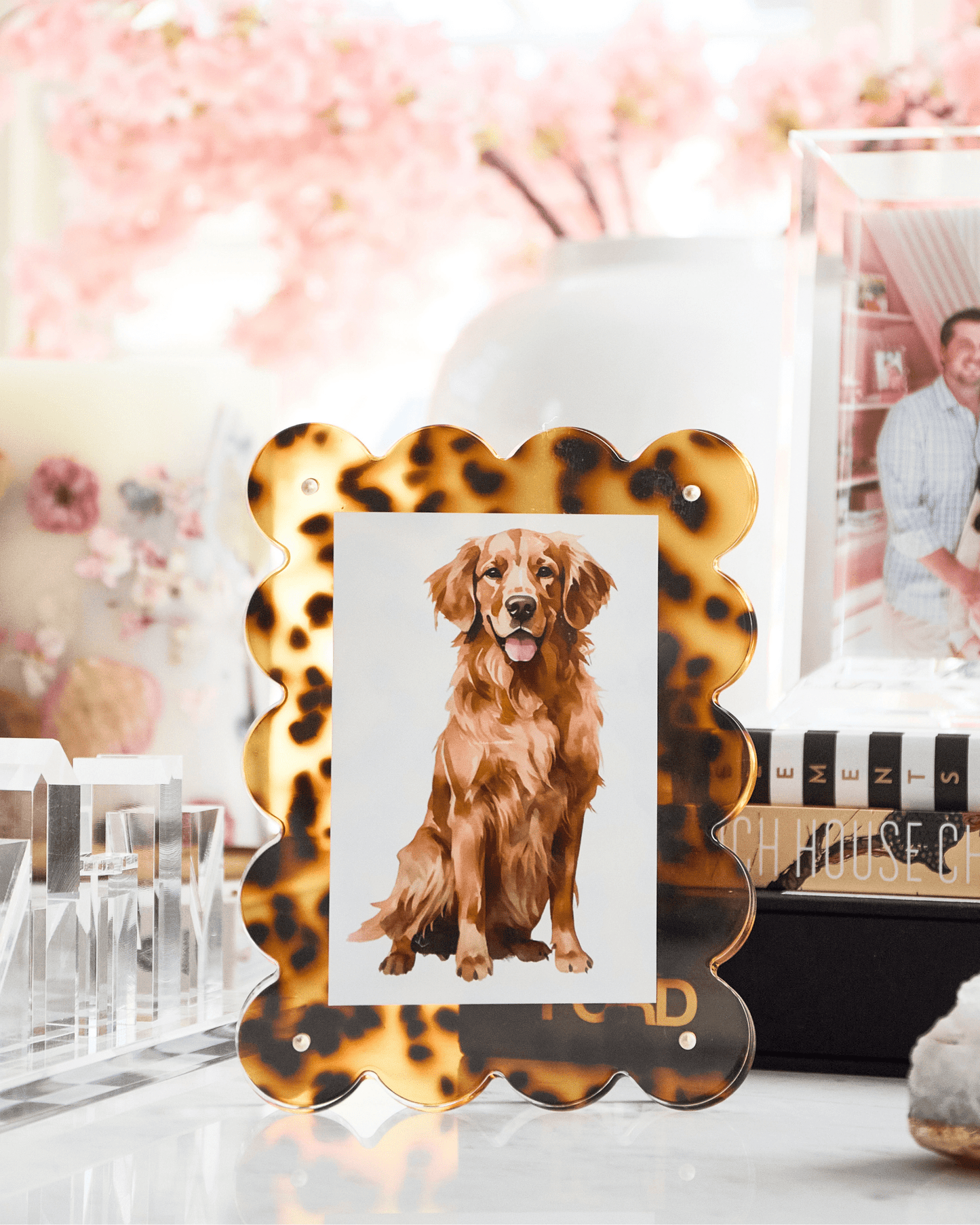Tortoise Acrylic Picture Frame - Bria Blair Creative