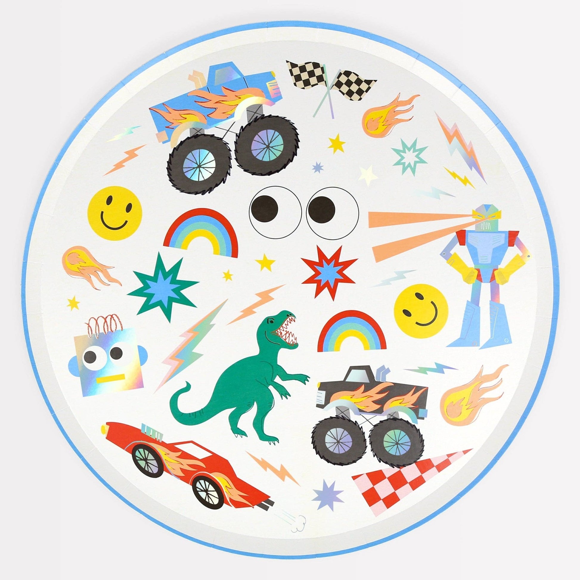 Toybox Icon Dinner Plates - Bria Blair Creative