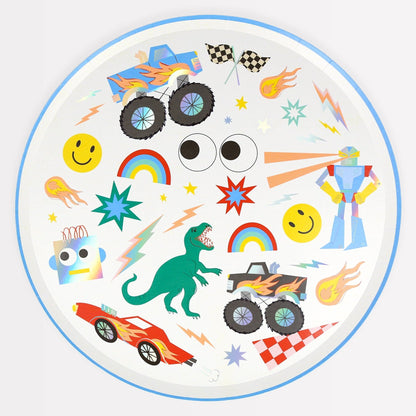Toybox Icon Dinner Plates - Bria Blair Creative