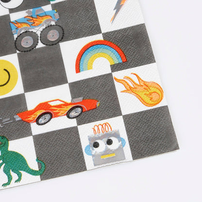 Toybox Icon Large Napkins - Bria Blair Creative