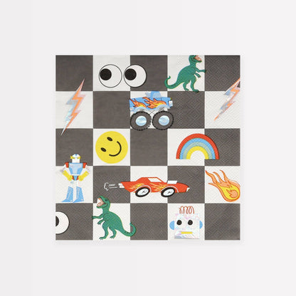 Toybox Icon Large Napkins - Bria Blair Creative