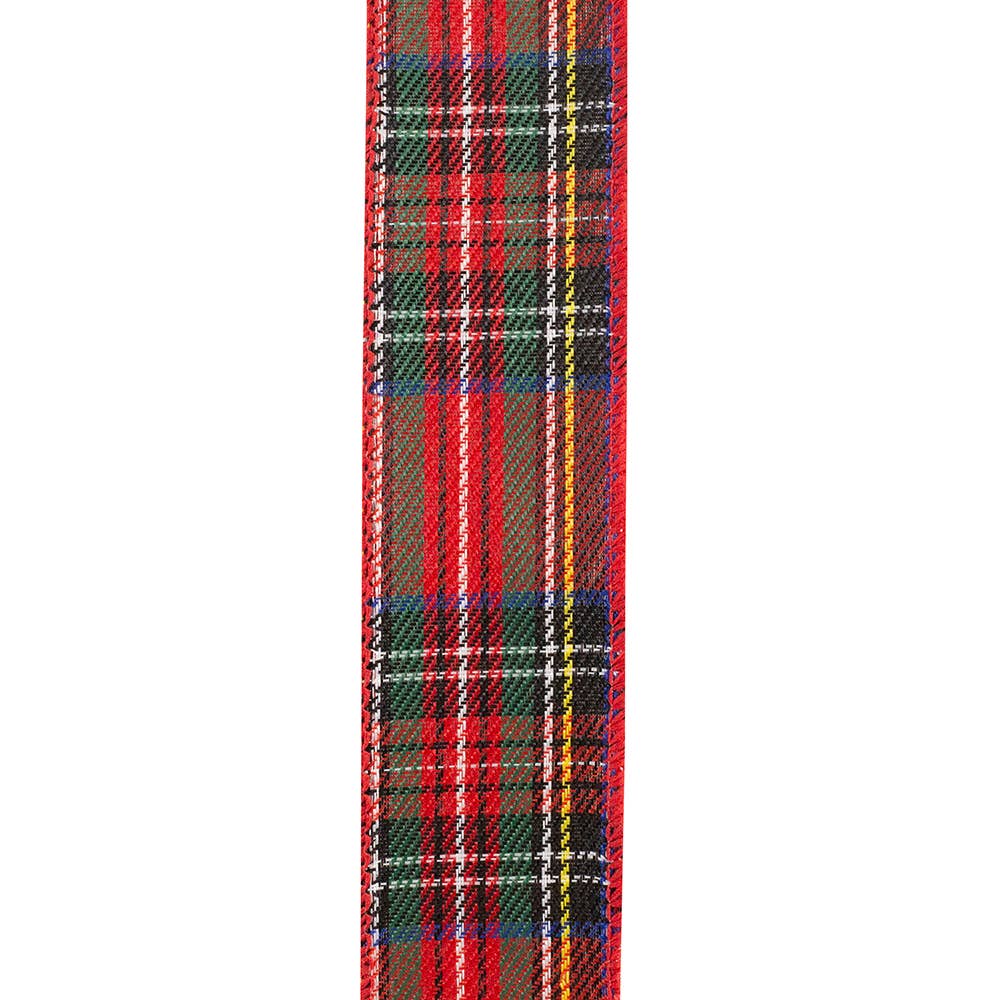 Traditional Multi Plaid Twill, Multi, 1-1/2 In, 10 Yards - Bria Blair Creative