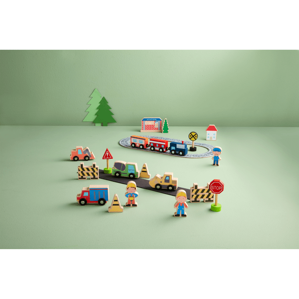 Train Wood Toy Set - Bria Blair Creative