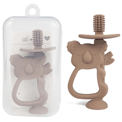Training Toothbrush Oral Care Koala (Taupe) - Bria Blair Creative