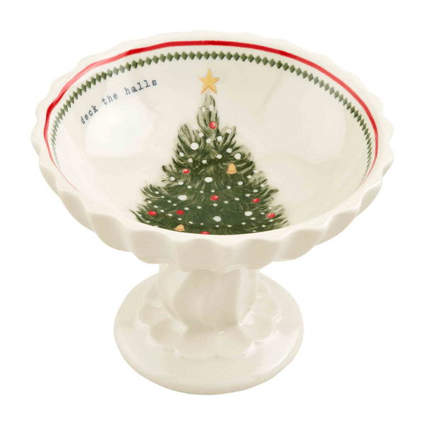 Tree Vintage Christmas Candy Dish - Bria Blair Creative