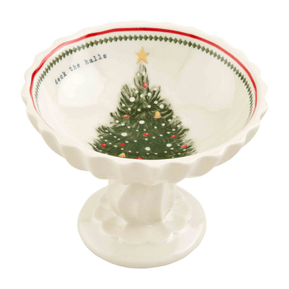 Tree Vintage Christmas Candy Dish - Bria Blair Creative