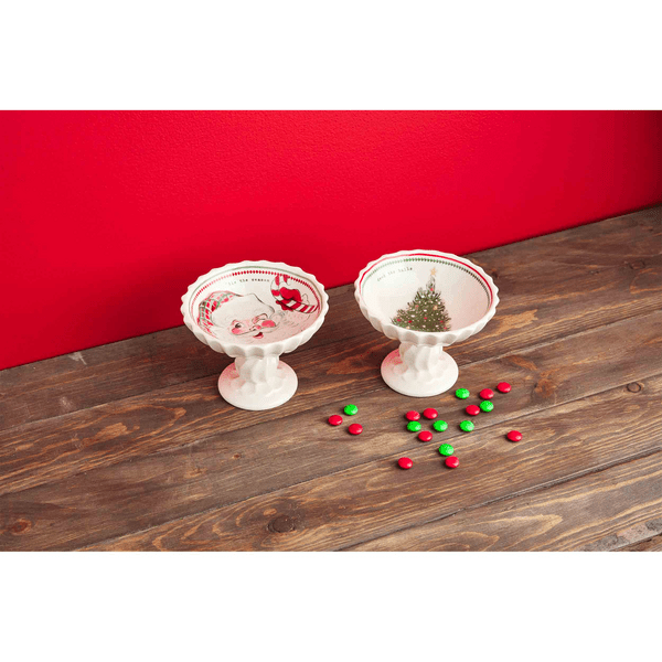 Tree Vintage Christmas Candy Dish - Bria Blair Creative